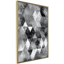 Arkiio Affisch Black and White Diamonds [Poster] 20x30 Poster